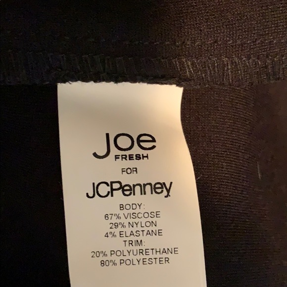 Joe Fresh Contrast Piping Stitched Black A-Line Mini Skirt Retro Inspired - Picture 4 of 4